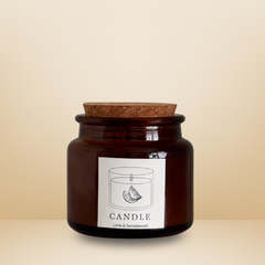 Duftkerze Lime & Sandalwood – Sojawachs – Essentials Candles – 180 ml & 65 ml