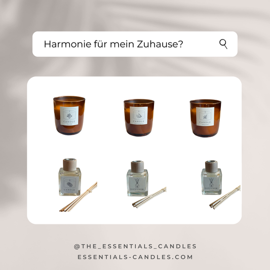 Essentials Candles: Nachhaltige Duftkerzen & Diffusoren für ein harmonisches Zuhause