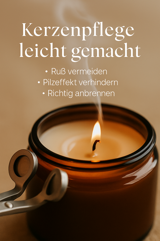 Kerzenpflege leicht gemacht – So brennt deine Duftkerze schön und sauber