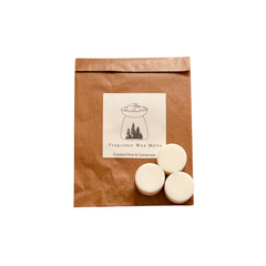 Duftmelts Frosted Pine & Cinnamon – Winterlich & Würzig, 100g | Essentials Candles